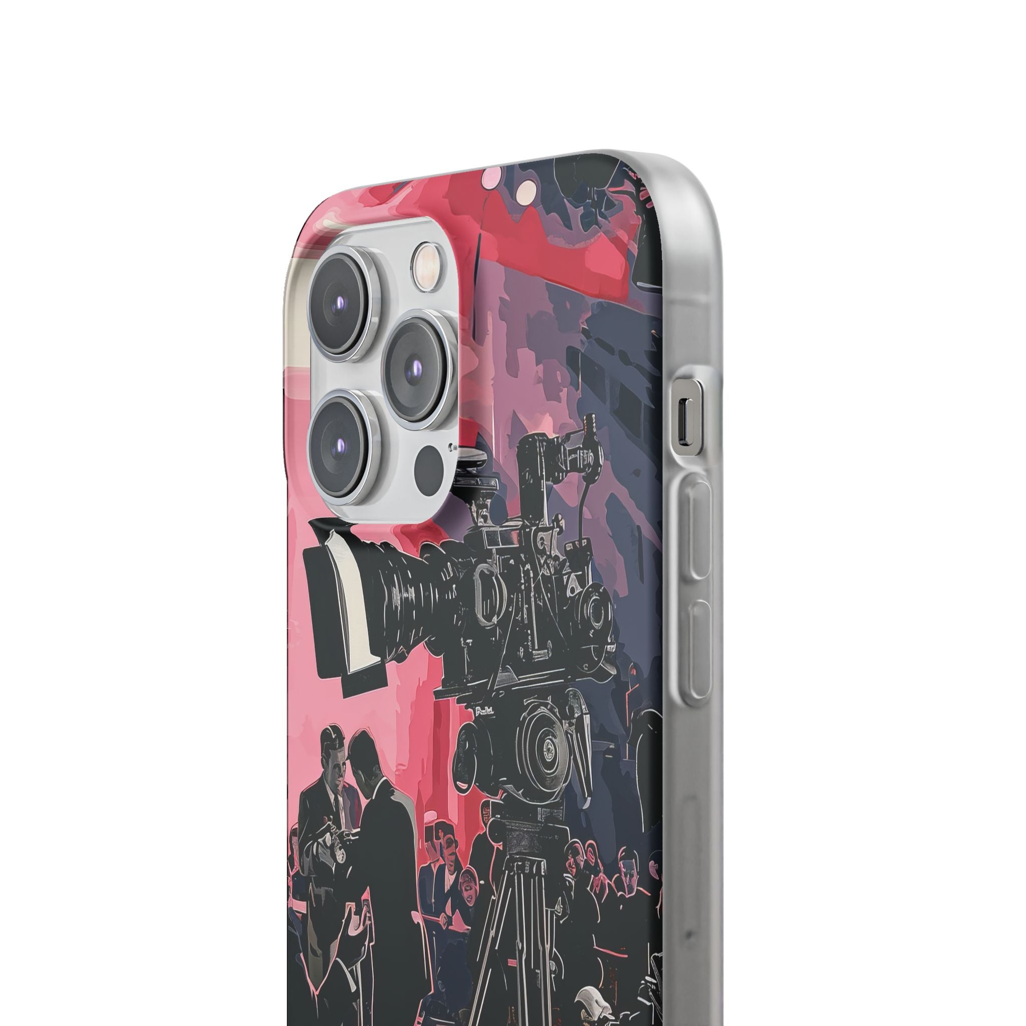 Retro Cinematic Spotlight iPhone 14 - Flexi Phone Case