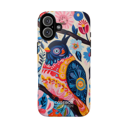 Whimsical Owl Garden iPhone 16 - Tough