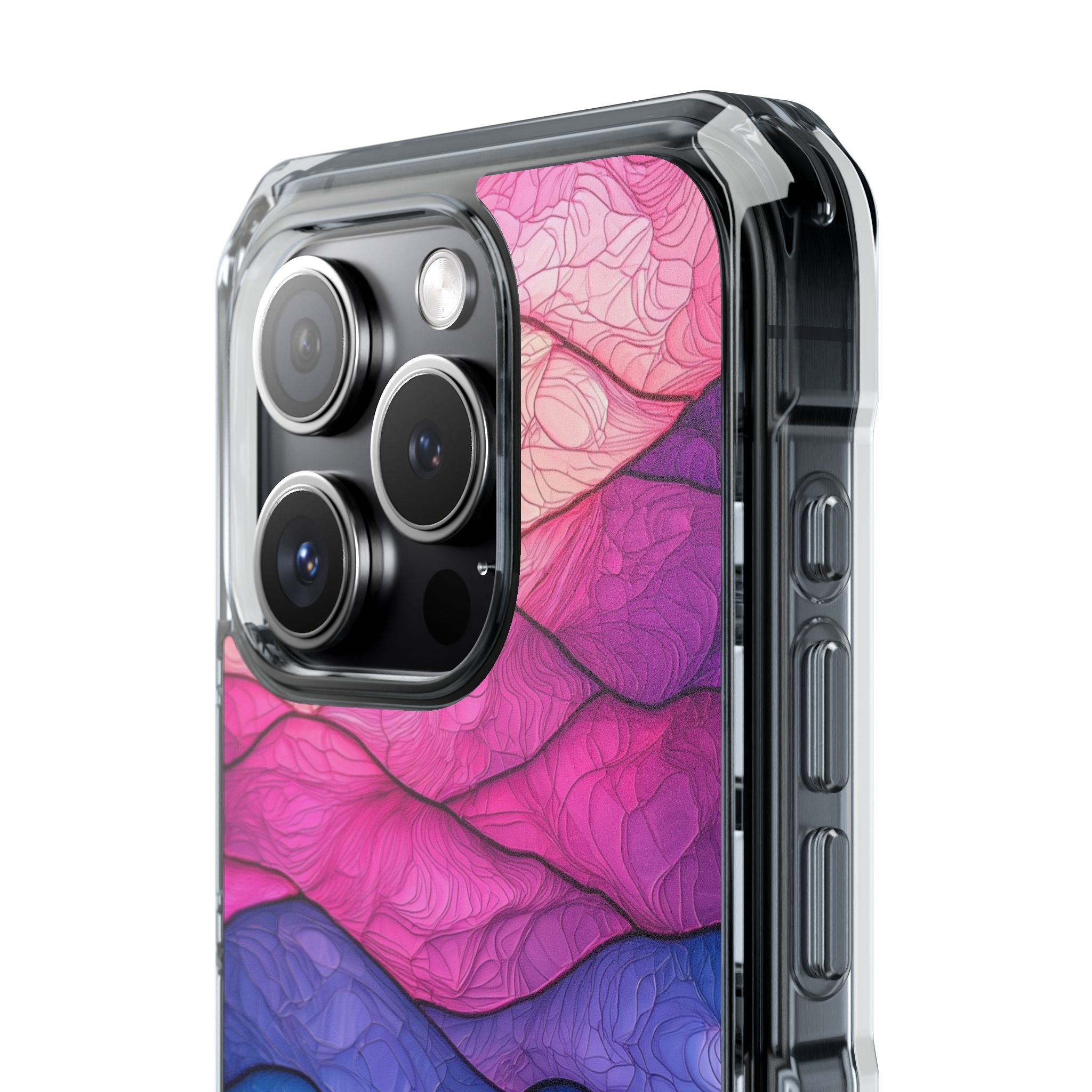 Wavy Vein Gradient iPhone 15 Pro Case - Impact