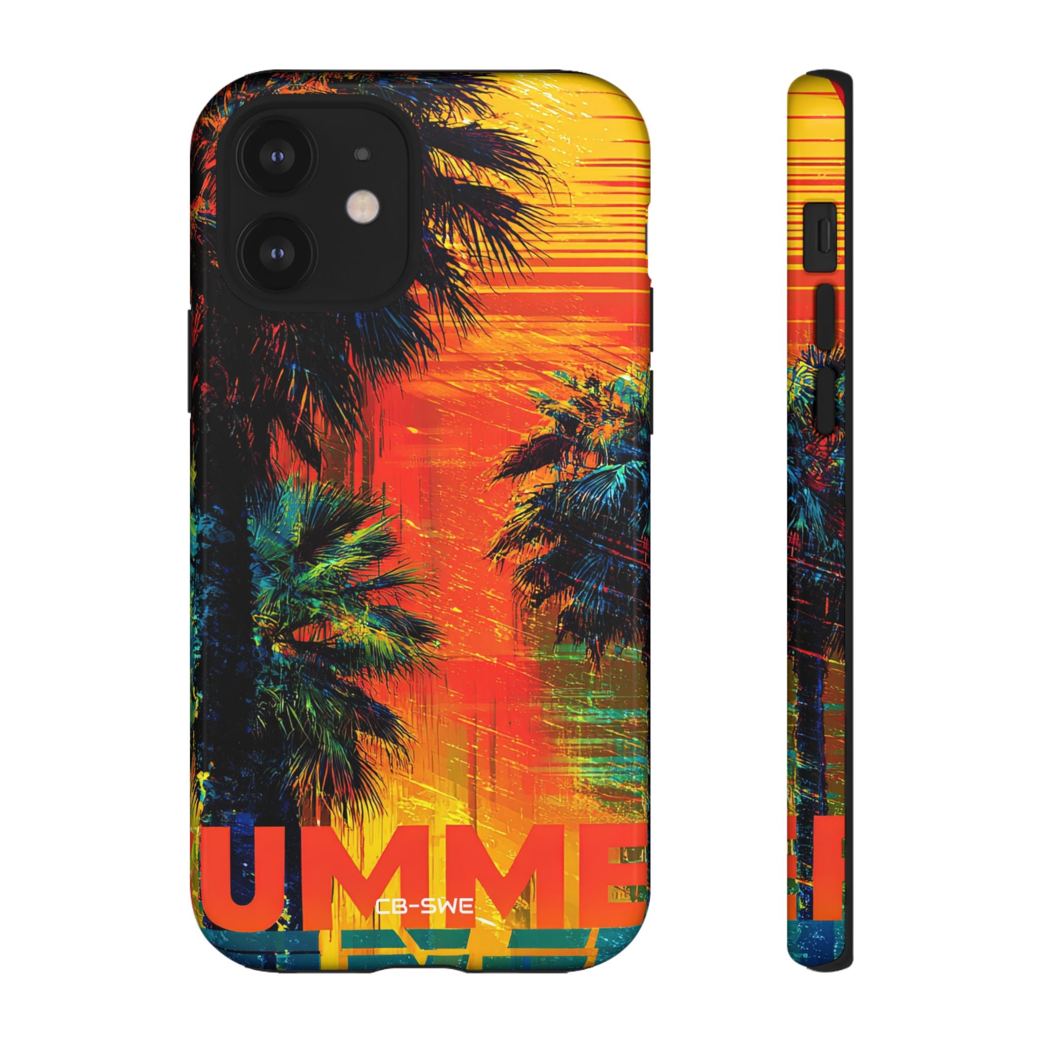 Summer Sunset Palms - iPhone Case