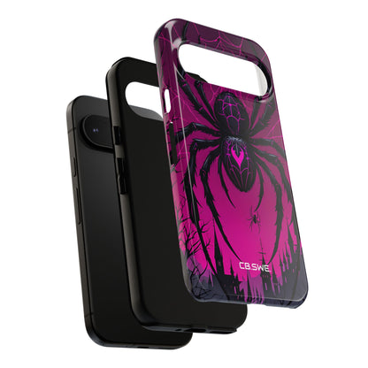 Menacing Black Spider Dark Fantasy Google Pixel 9 - Tough
