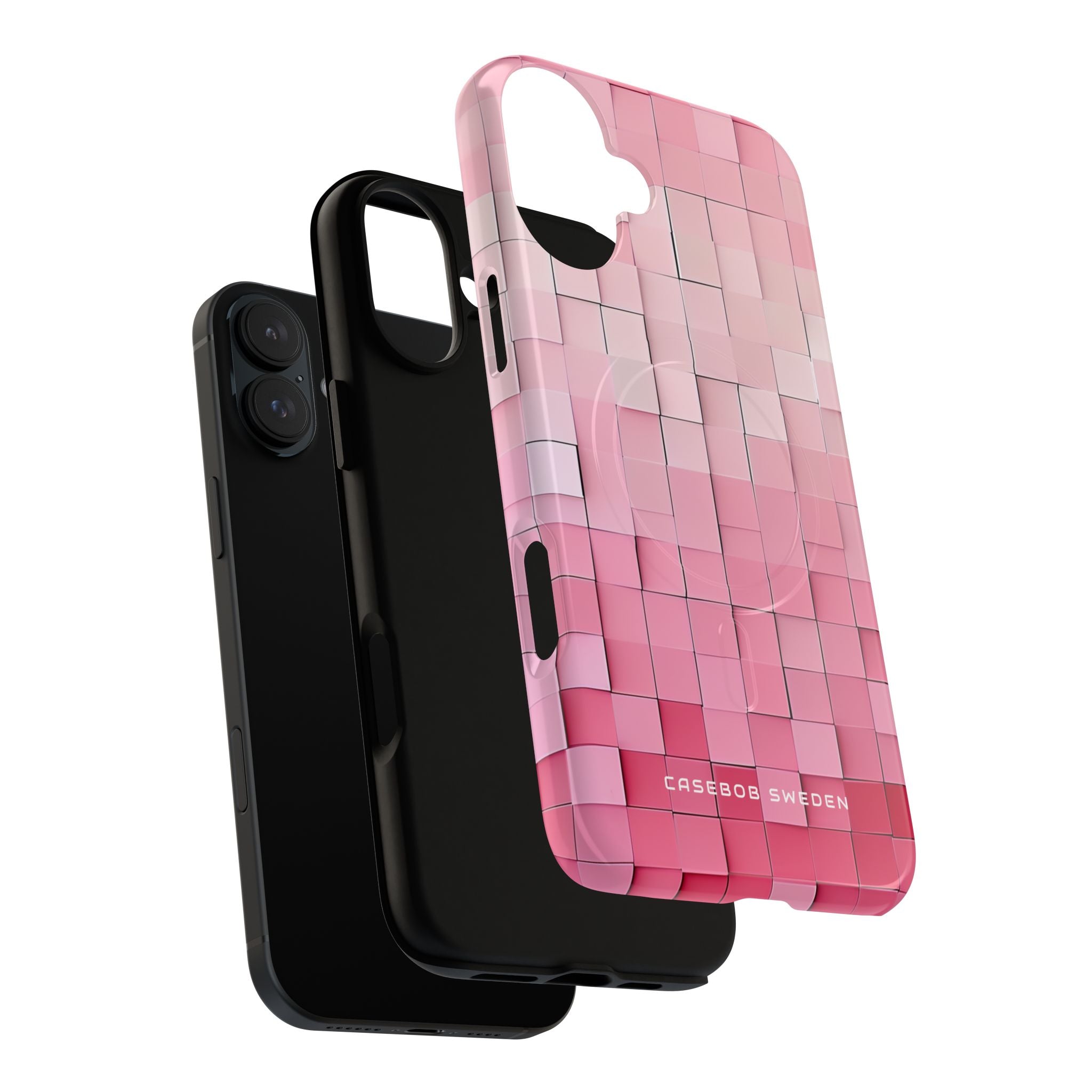 Gradient Pink Mosaic iPhone 16  Tough+ Phone Case