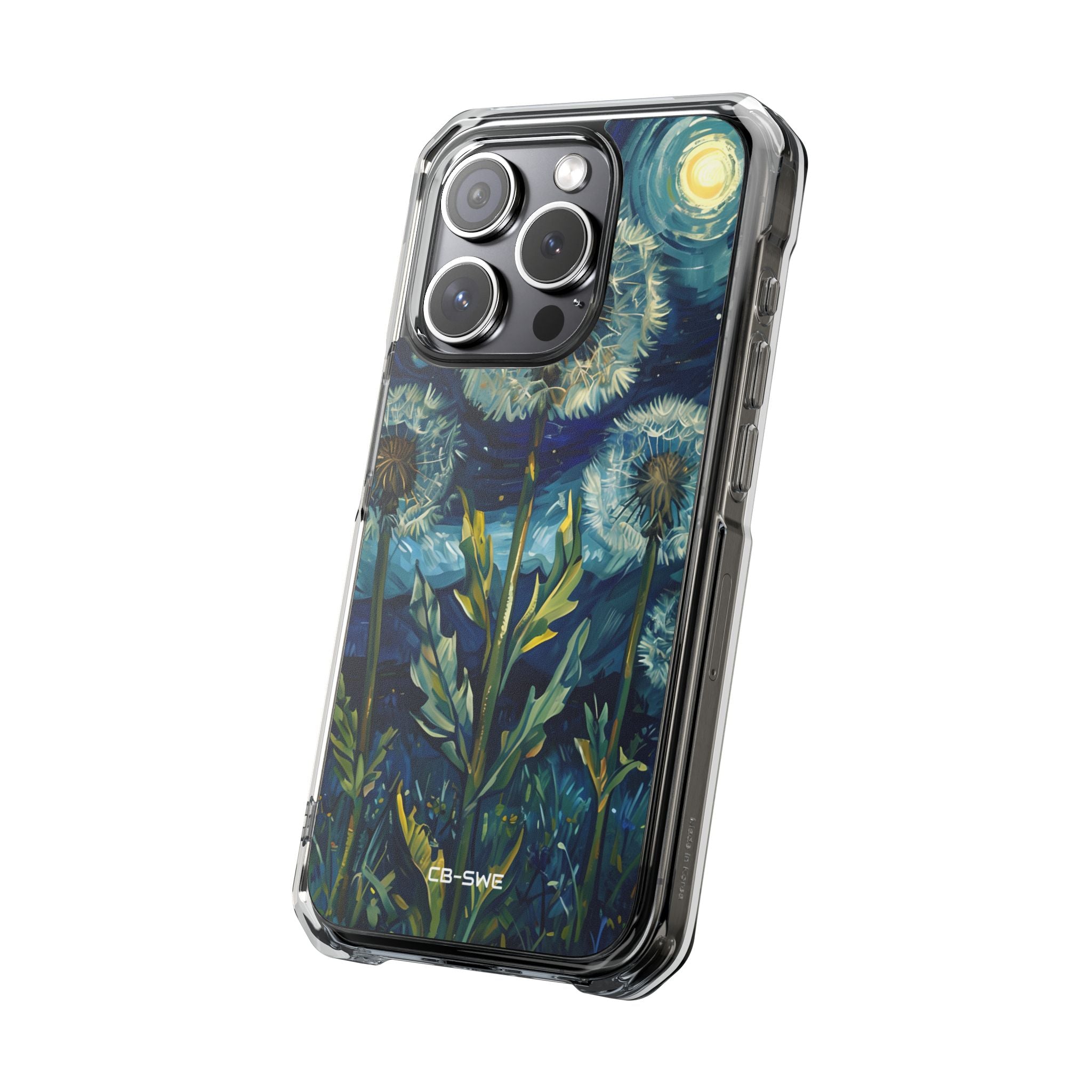 Dandelions Under Starlight iPhone Case - Impact