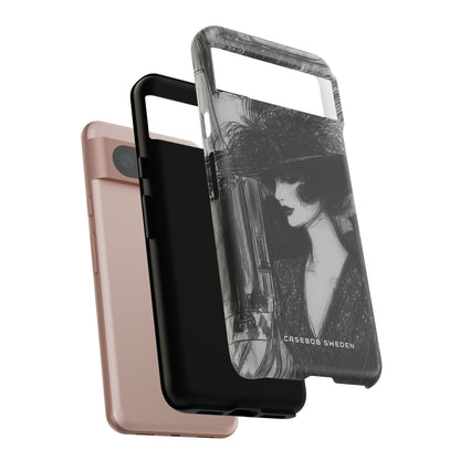 Timeless Elegance in Monochrome Google Pixel 8 - Tough Phone Case