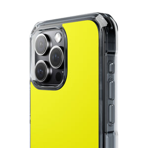 Lemon Glacier | Handyhülle für iPhone (Clear Impact Case - Magnetisch) 