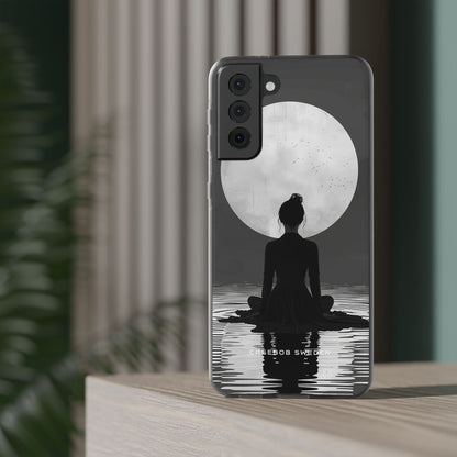 Zen Serenity Moon Reflection Samsung S21 - Flexi Phone Case