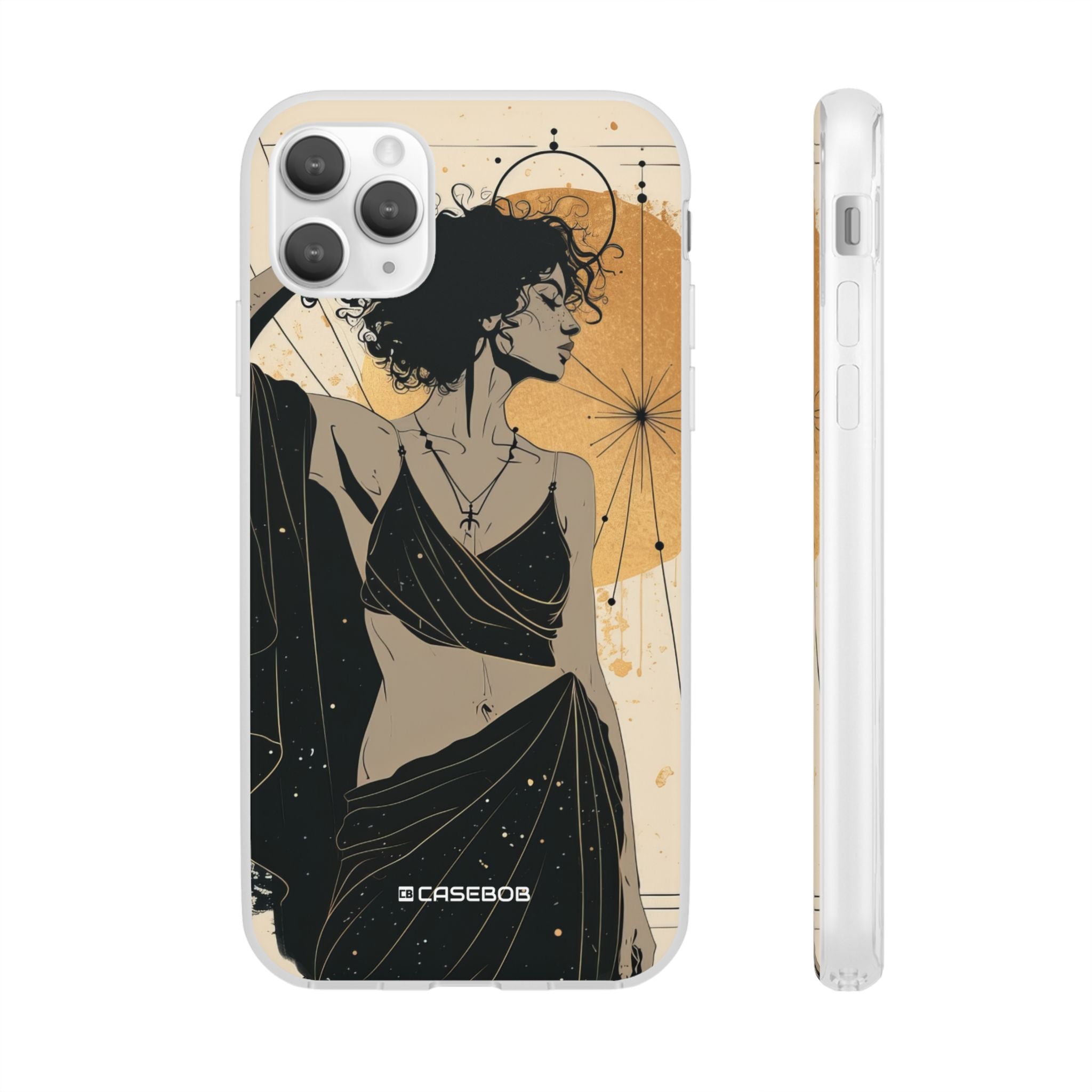 Celestial Elegance | Flexible Phone Case for iPhone