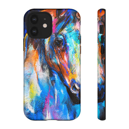 Original Pastel Horse - Protective Phone Case