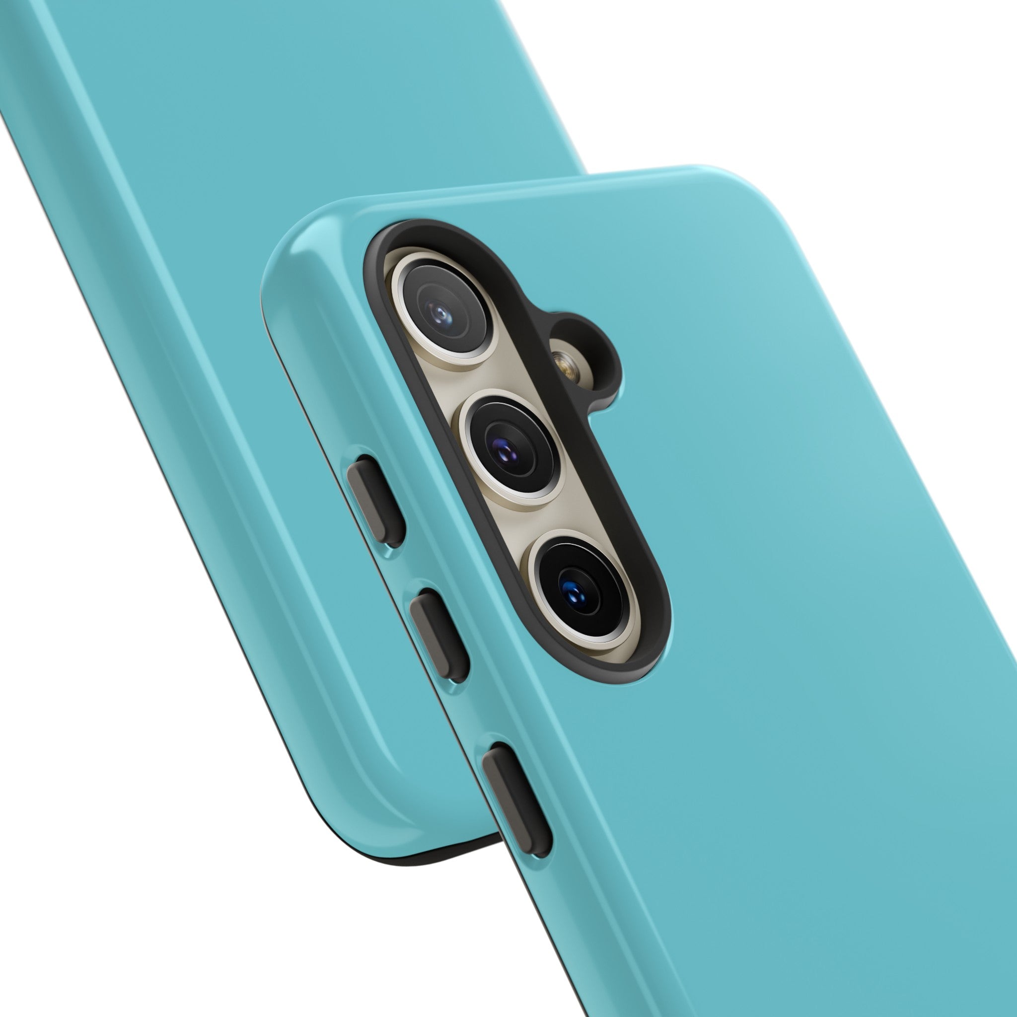 Cyan Blue - Protective Phone Case - Protective Phone Case