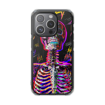 Neon Skeleton Chaos iPhone Case - Impact