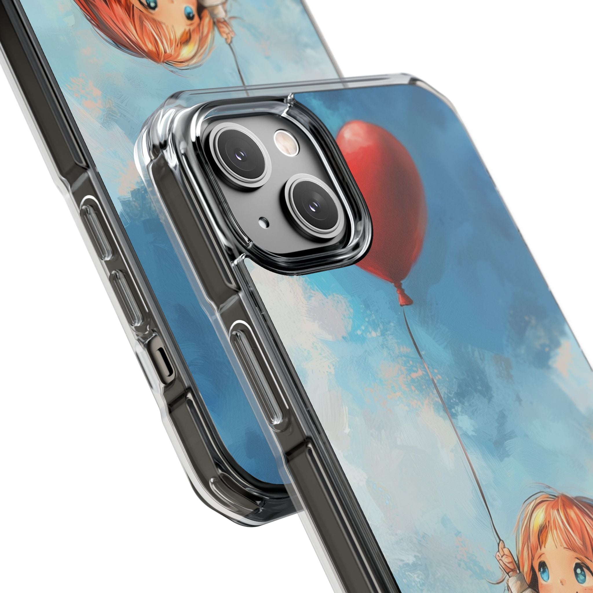 Heart Balloon Whimsy iPhone 14 Plus Case - Impact