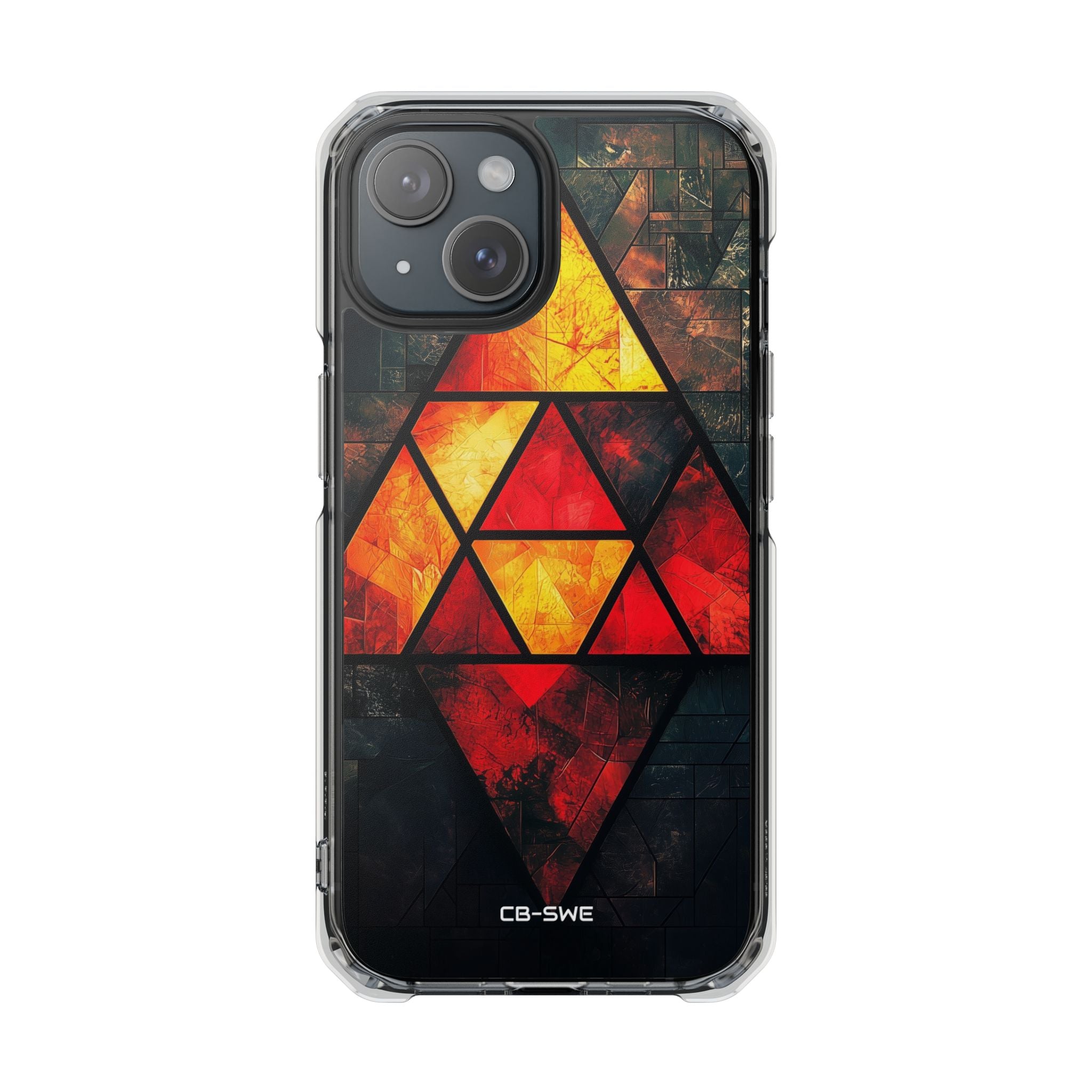 Triangles Illuminate Warmth iPhone Case - Impact