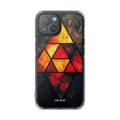 Triangles Illuminate Warmth iPhone Case - Impact