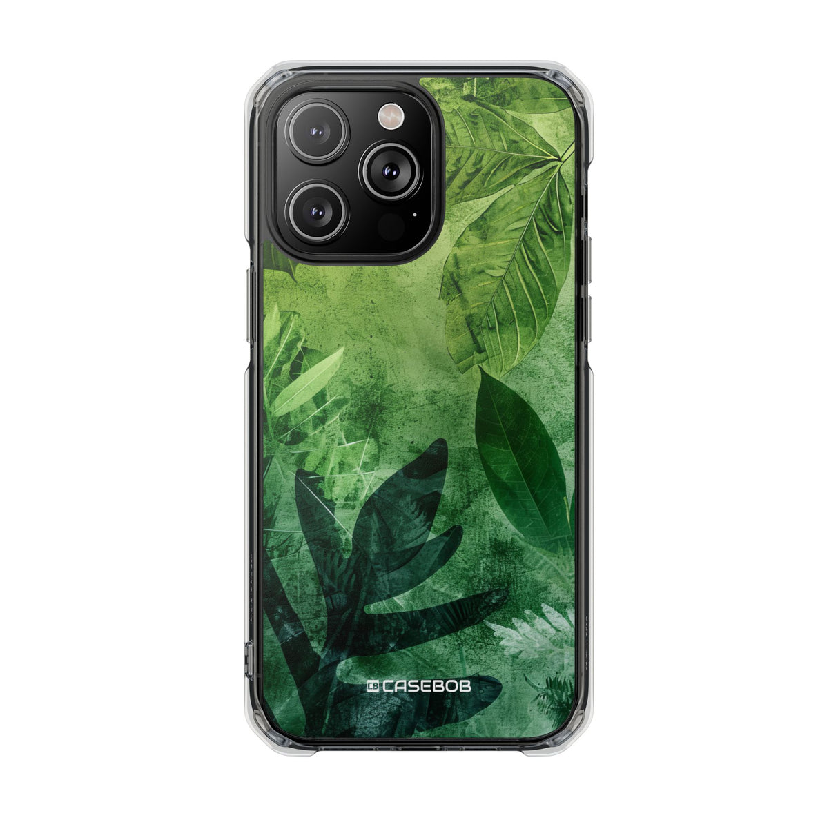 Pantone Greene Design | Handyhülle für iPhone (Clear Impact Case – magnetisch) 