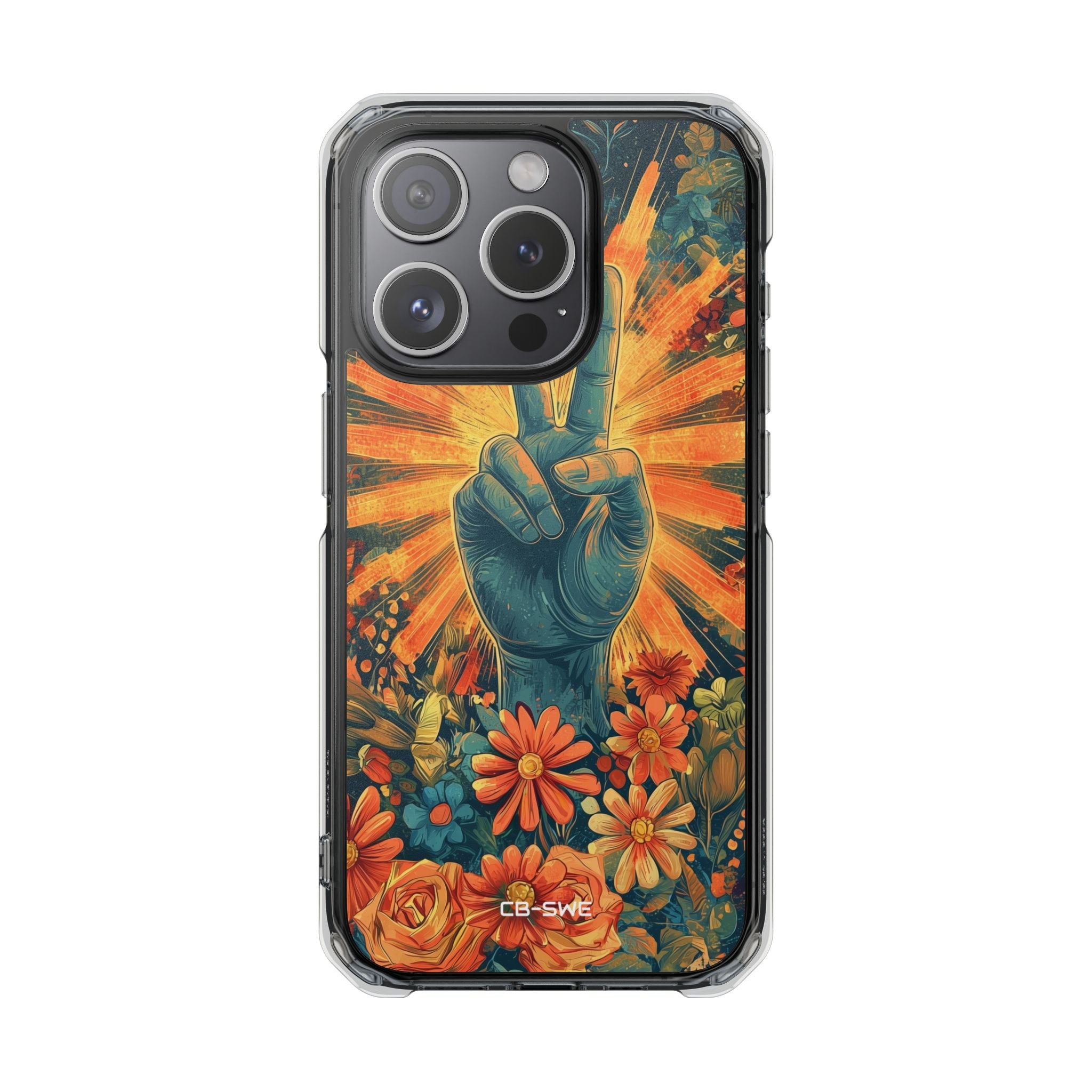Flowers Embrace Peace iPhone Case - Impact
