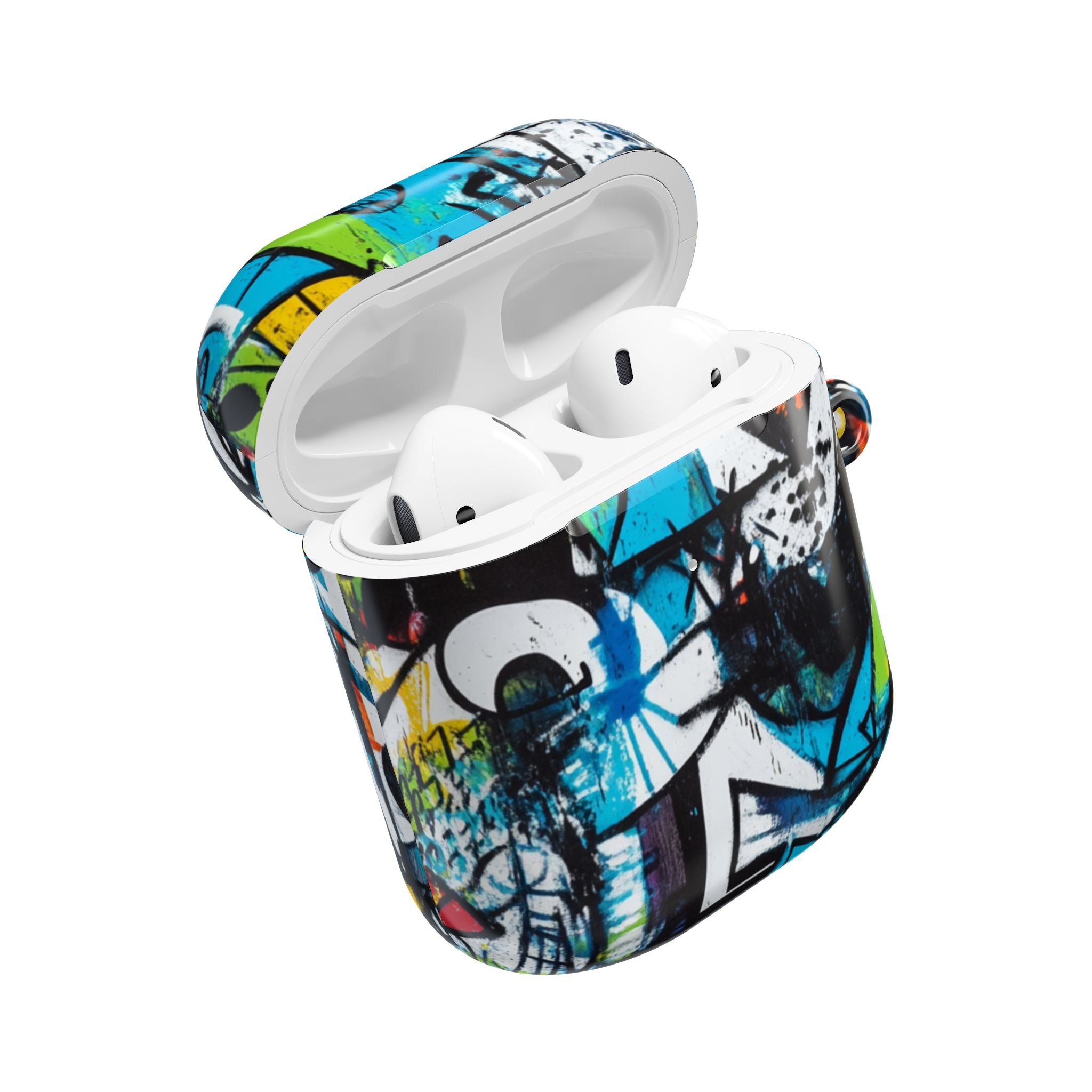 Bold Shapes Blue - AirPods Case