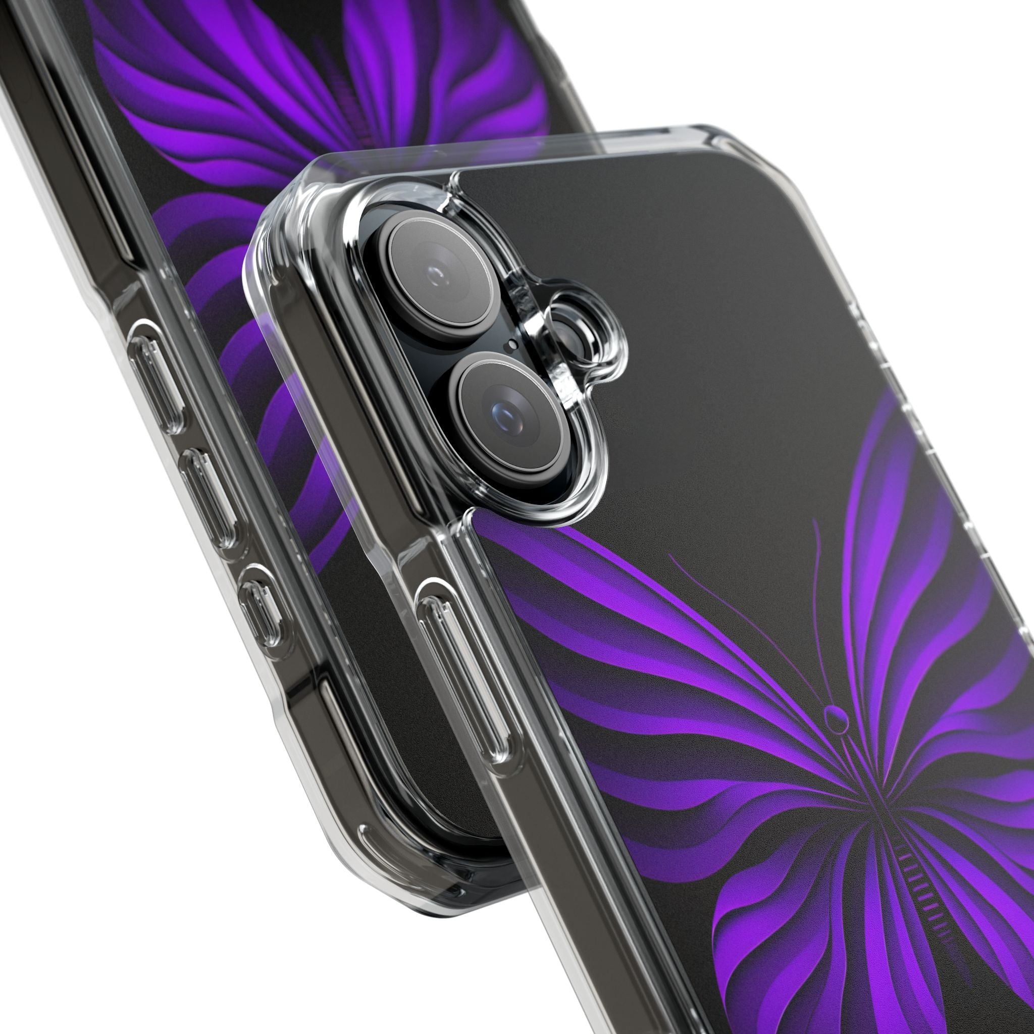 Violet Monarch iPhone 16 Plus Case - Impact