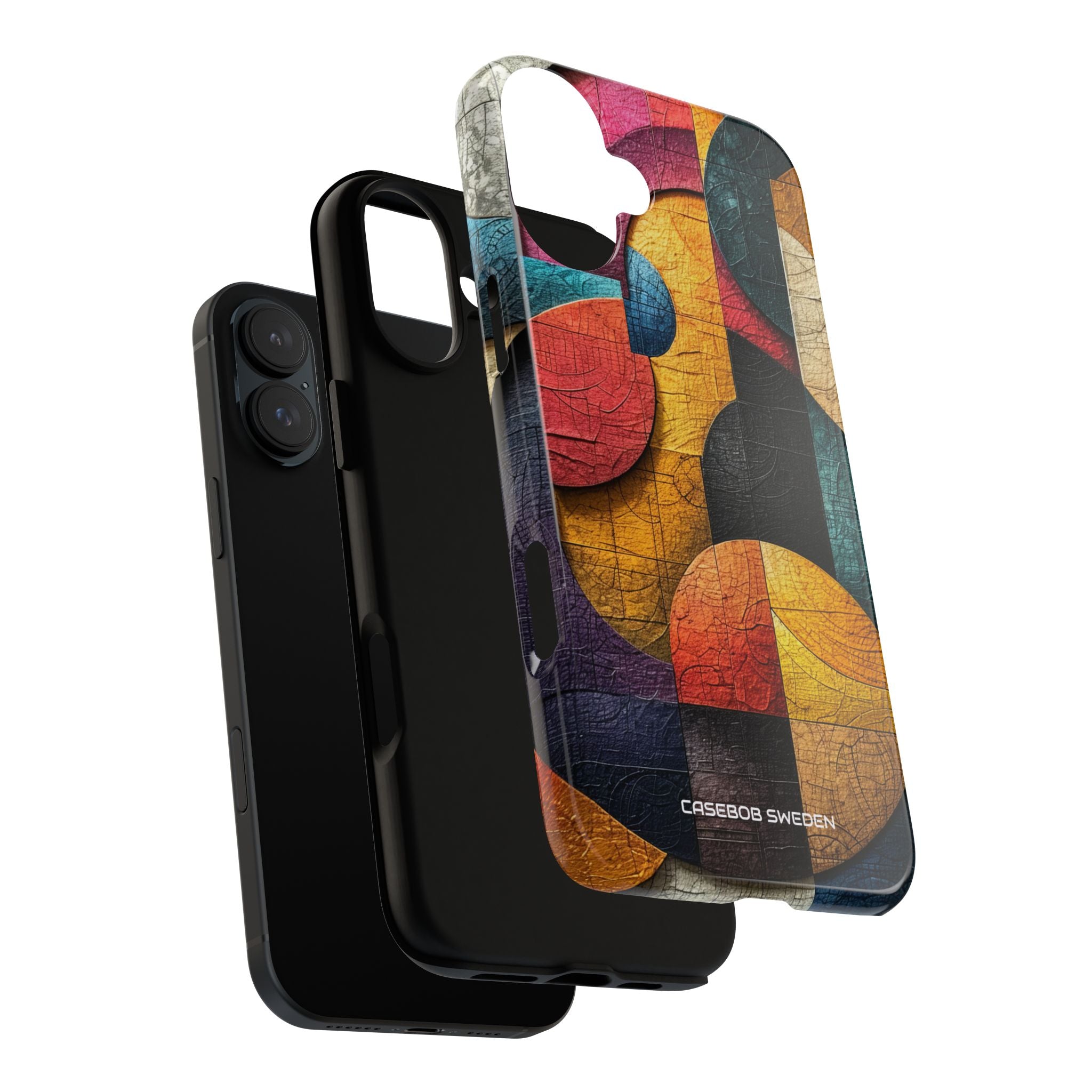 Vibrant Geometric Art - Tough iPhone 16 Phone Case