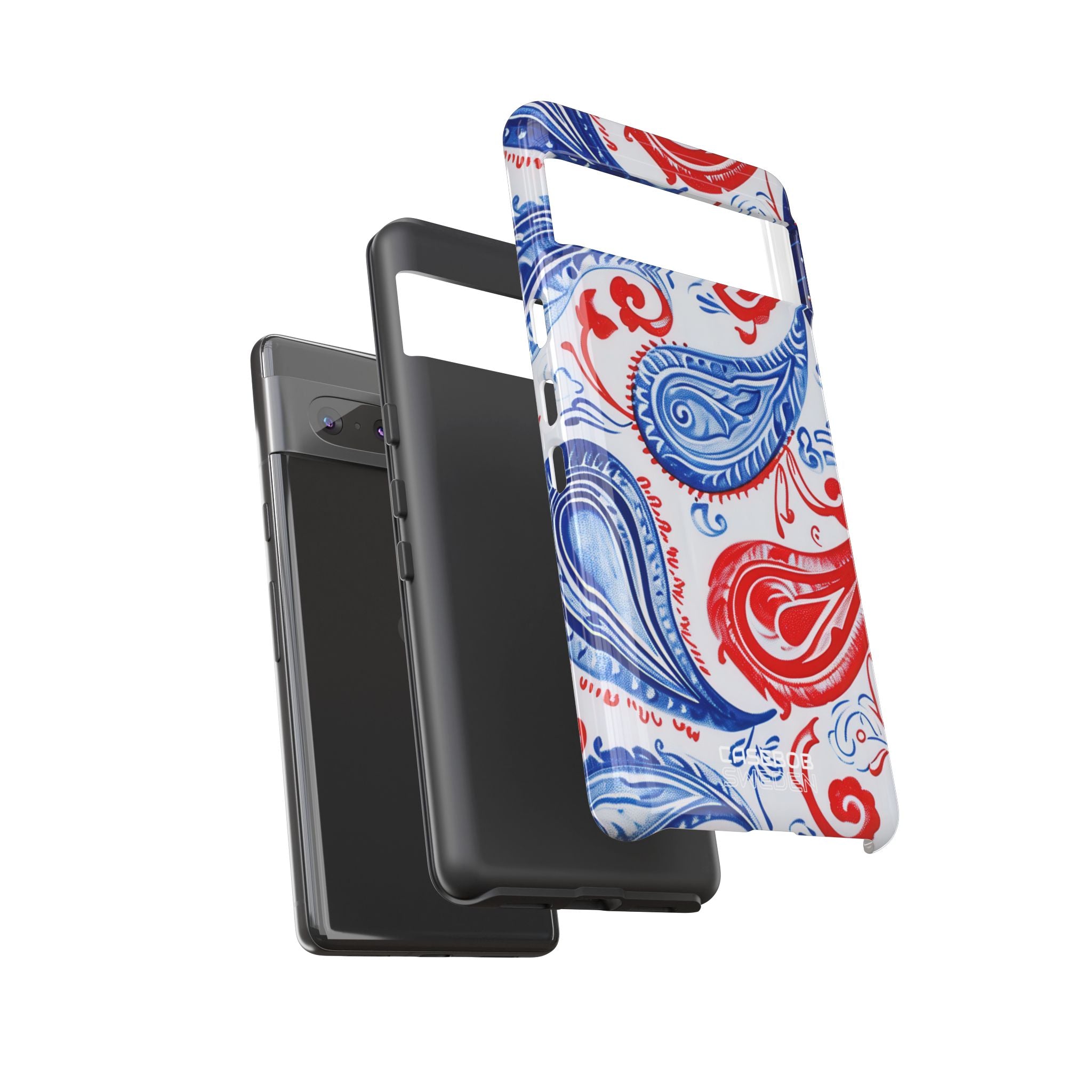 Vibrant Paisley Swirls Google Pixel 7 - Tough