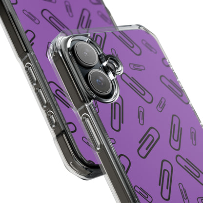 Paperclips Dance Playfully iPhone Case - Impact