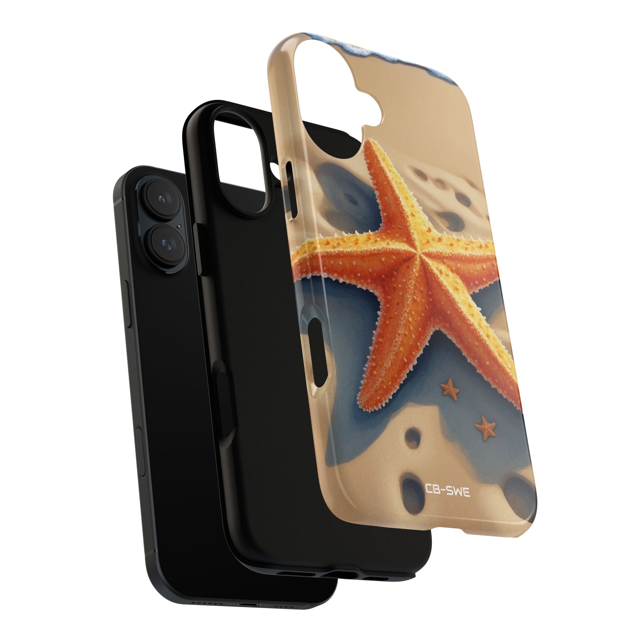 Starfish Rests On Sand - iPhone Case