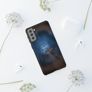 Blue Space Ink Art - Protective Phone Case