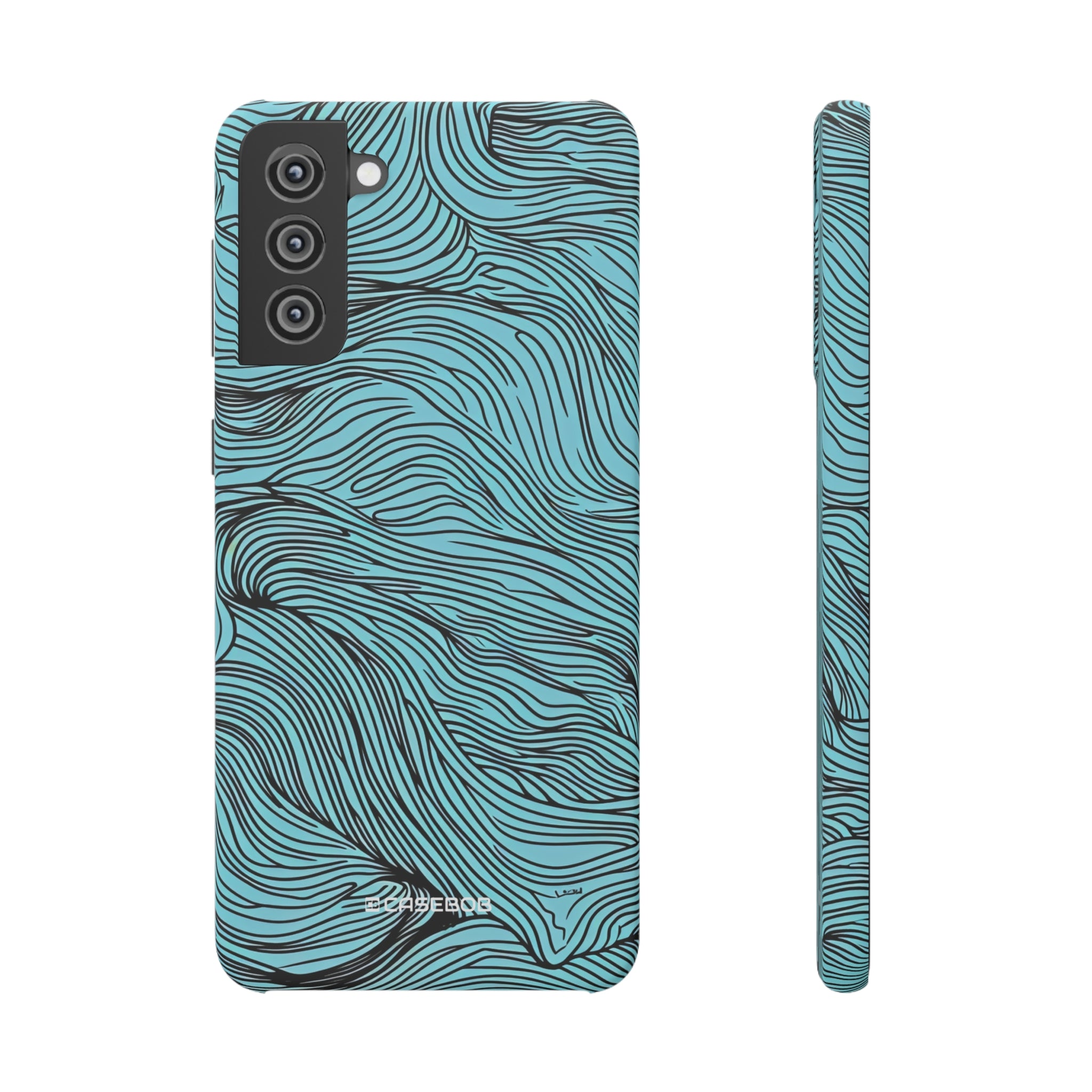 Wavy Serenity | Slim Phone Case for Samsung