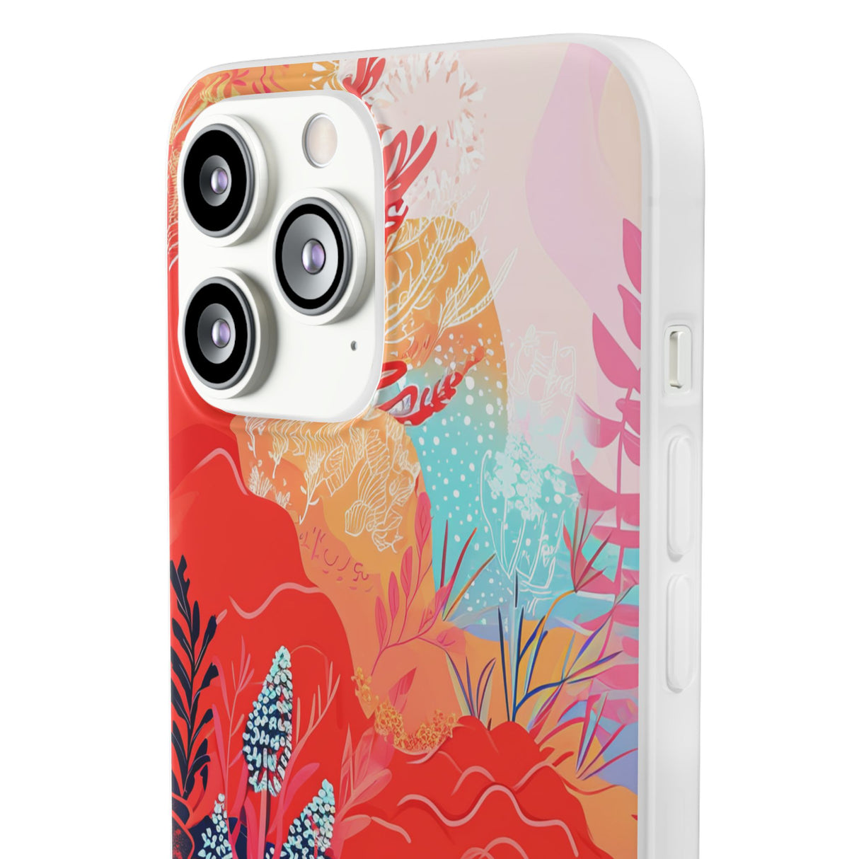 Living Coral  | Phone Case for iPhone (Flexible Case)