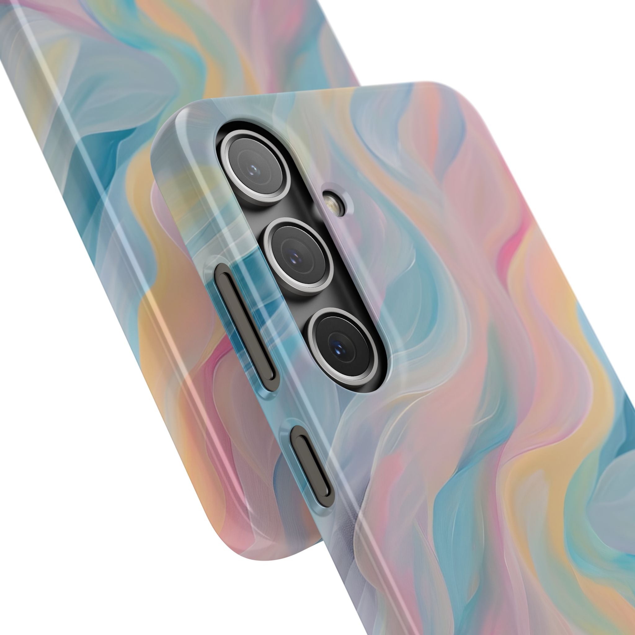 Dreamy Pastel Swirls - Slim Samsung S24 Phone Case