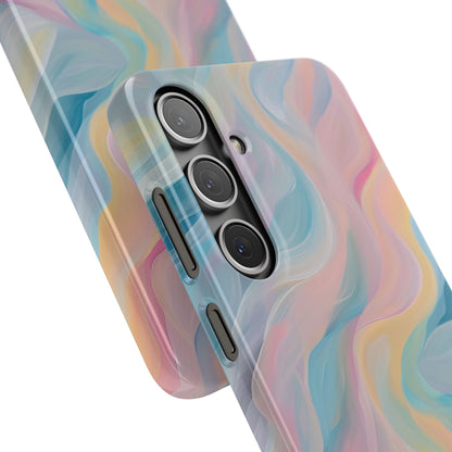 Dreamy Pastel Swirls - Slim Samsung S24 Phone Case