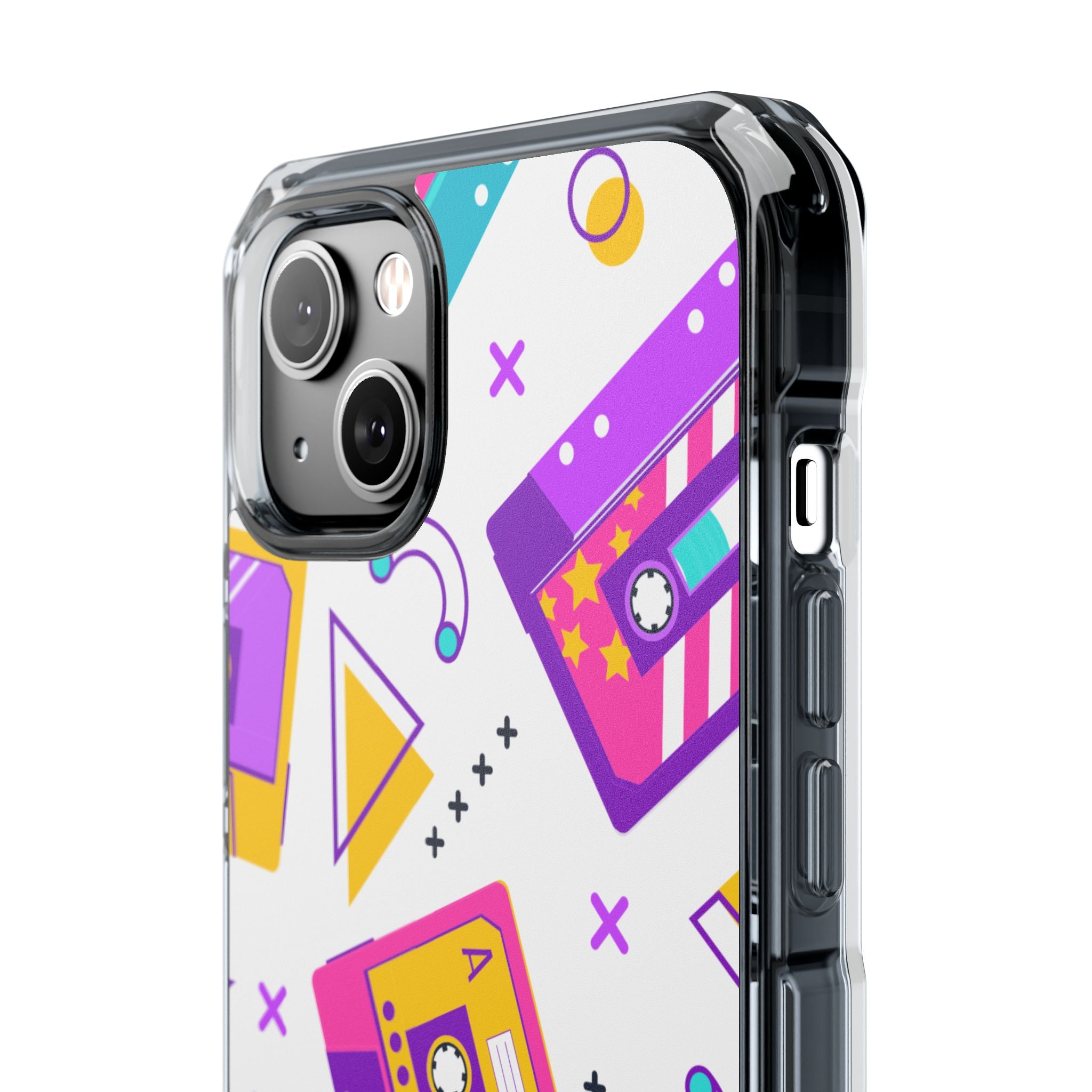Retro Cassette Chaos iPhone Case - Impact