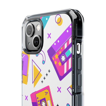 Retro Cassette Chaos iPhone Case - Impact
