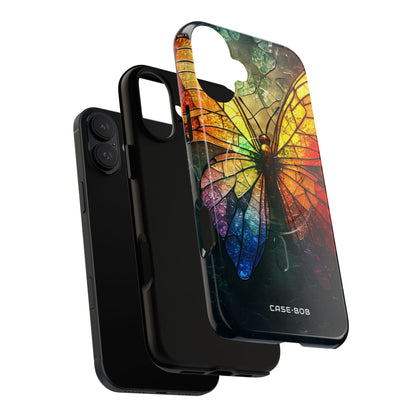 Stained Glass Butterfly iPhone 16 Plus Case - Tough+