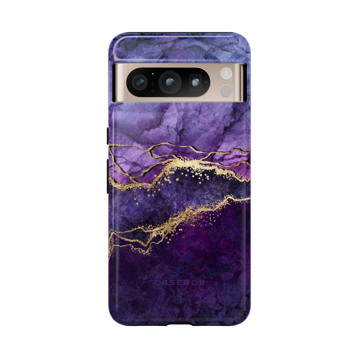 Purple Blue Marble - Protective Phone Case