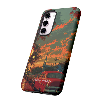 Mid-Century Nostalgia Streetscape Samsung S23 - Tough Phone Case