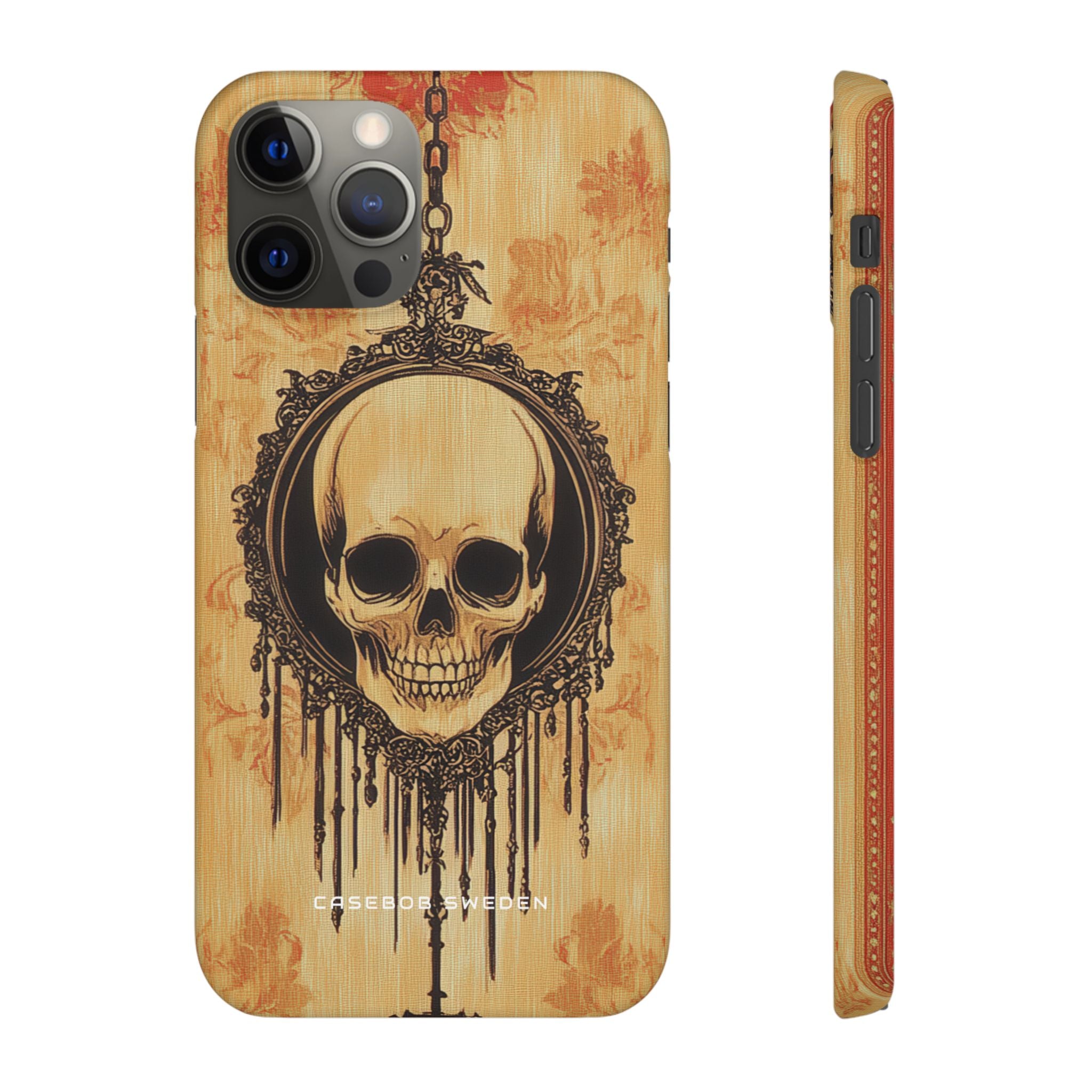 Gothic Skull Elegance iPhone 12 - Slim Phone Case