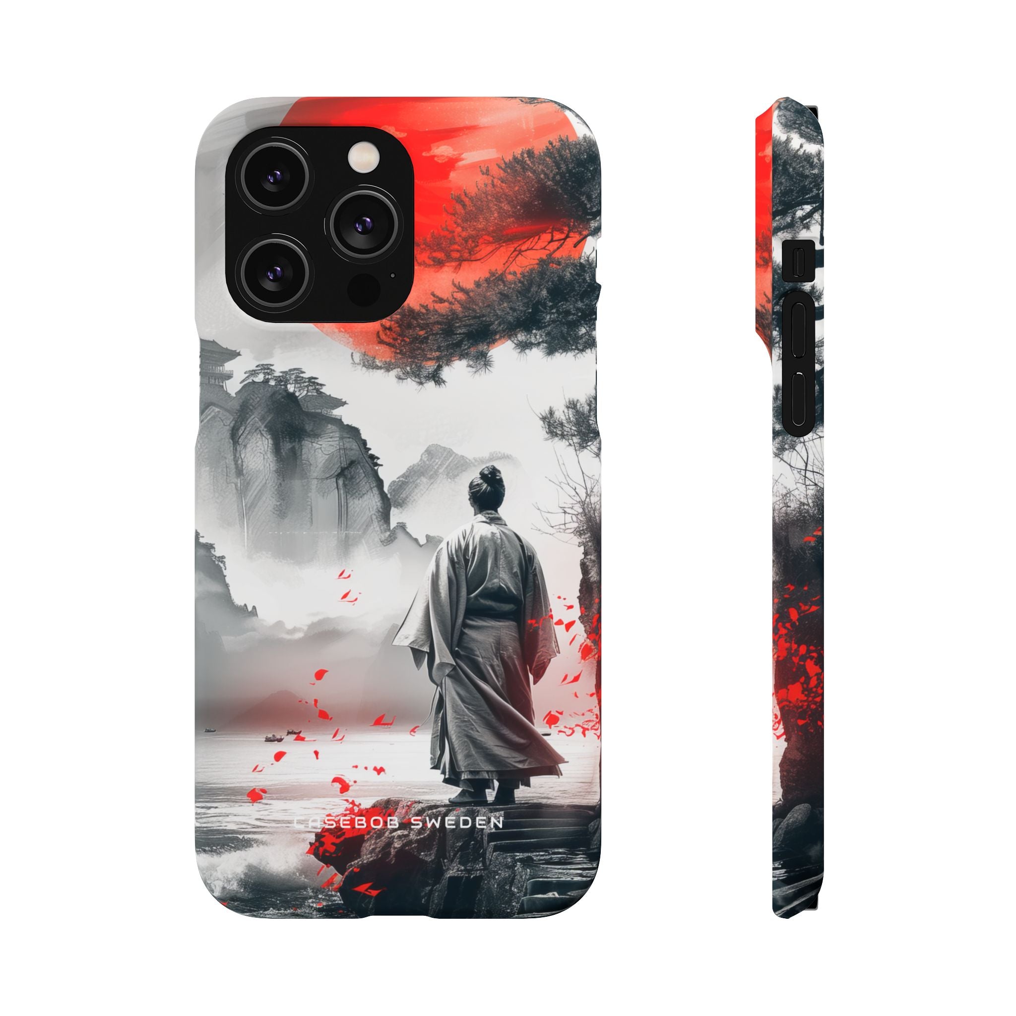 Zen Harmony: Japanese Serenity in Motion iPhone 14 - Slim Phone Case