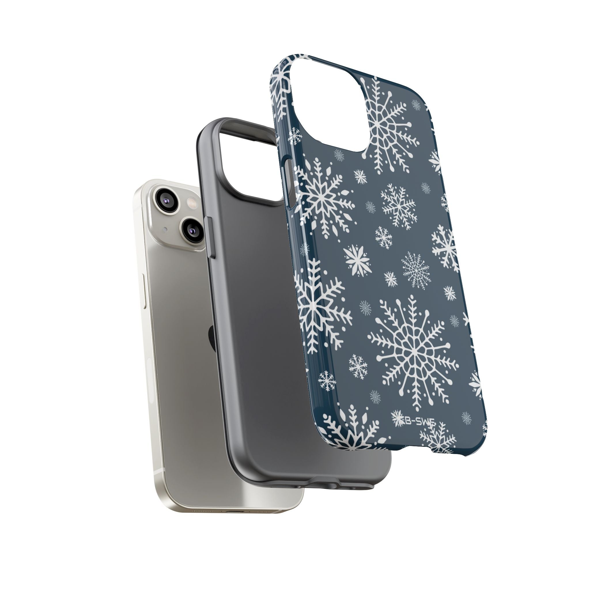 Snowflakes Dance Gracefully - iPhone Case