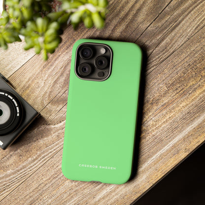 Light Green iPhone 15 - Tough Phone Case