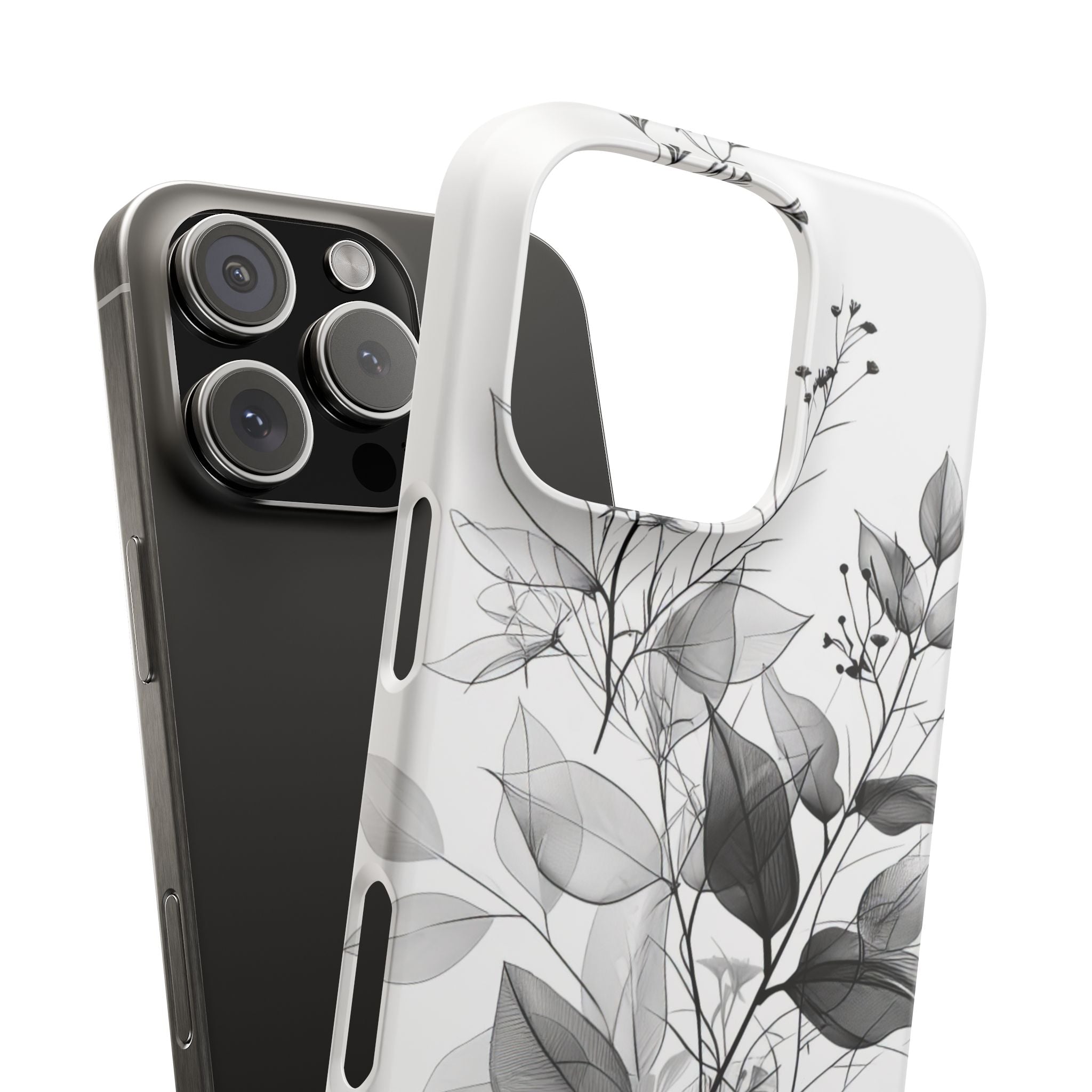 Botanical Line Harmony iPhone 16 - Slim Phone Case