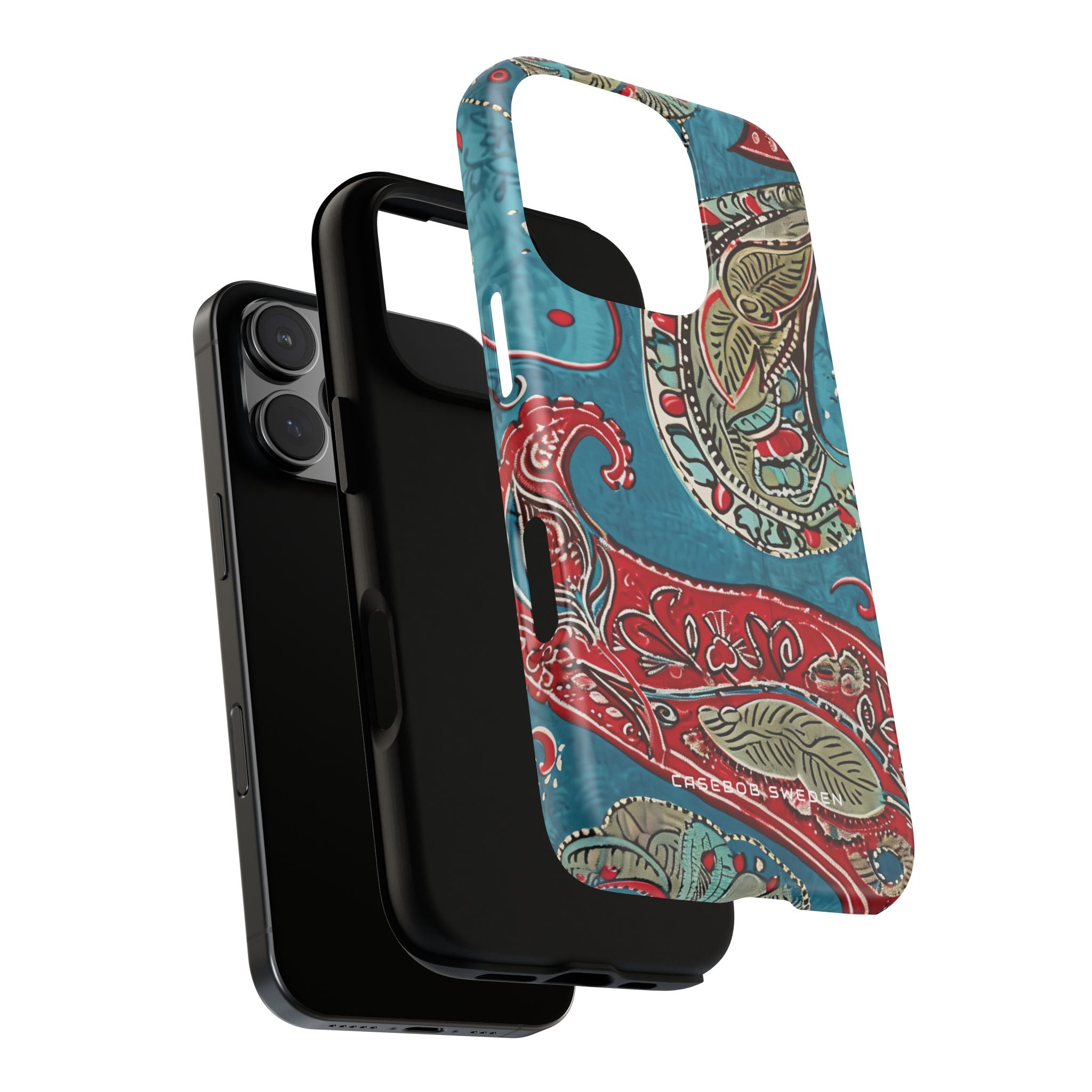 Vintage Paisley Elegance iPhone 16 - Tough Phone Case