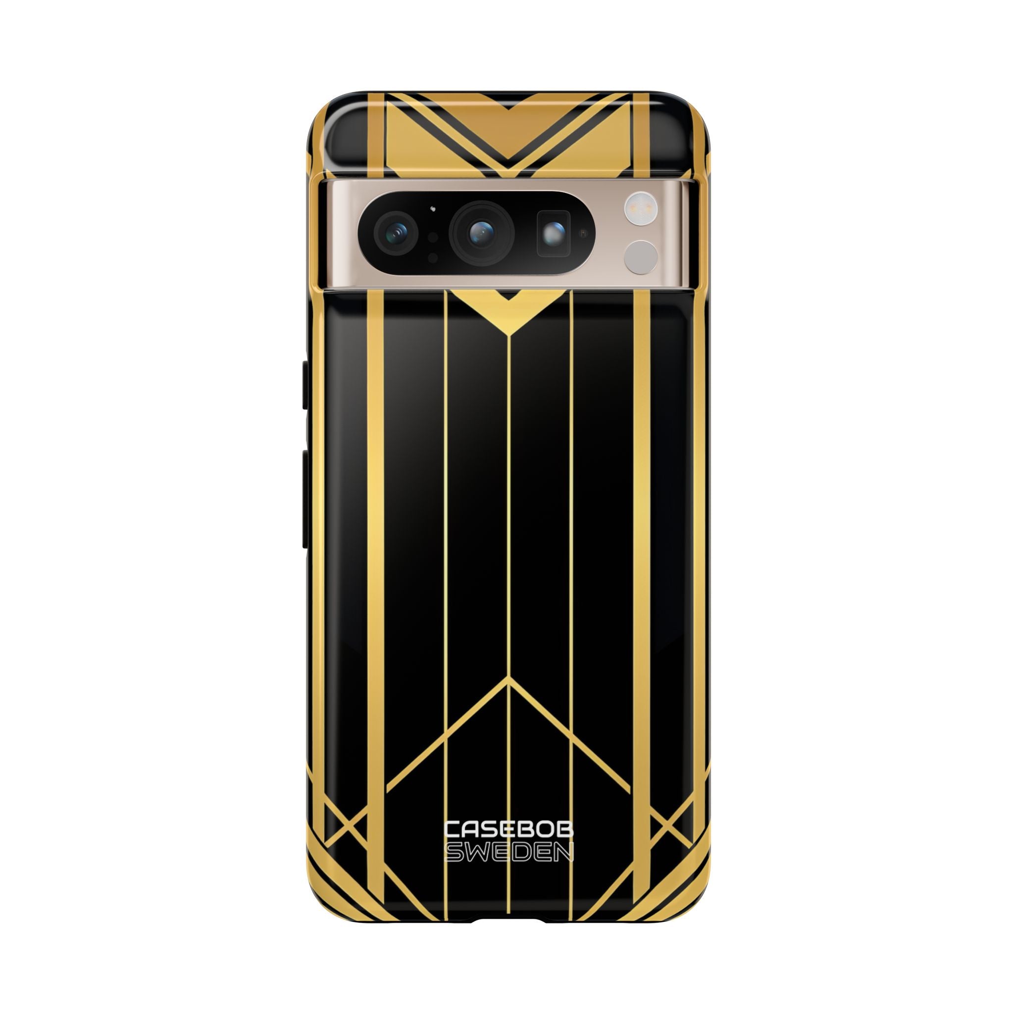 Golden Geometric Symphony Google Pixel 8 - Tough