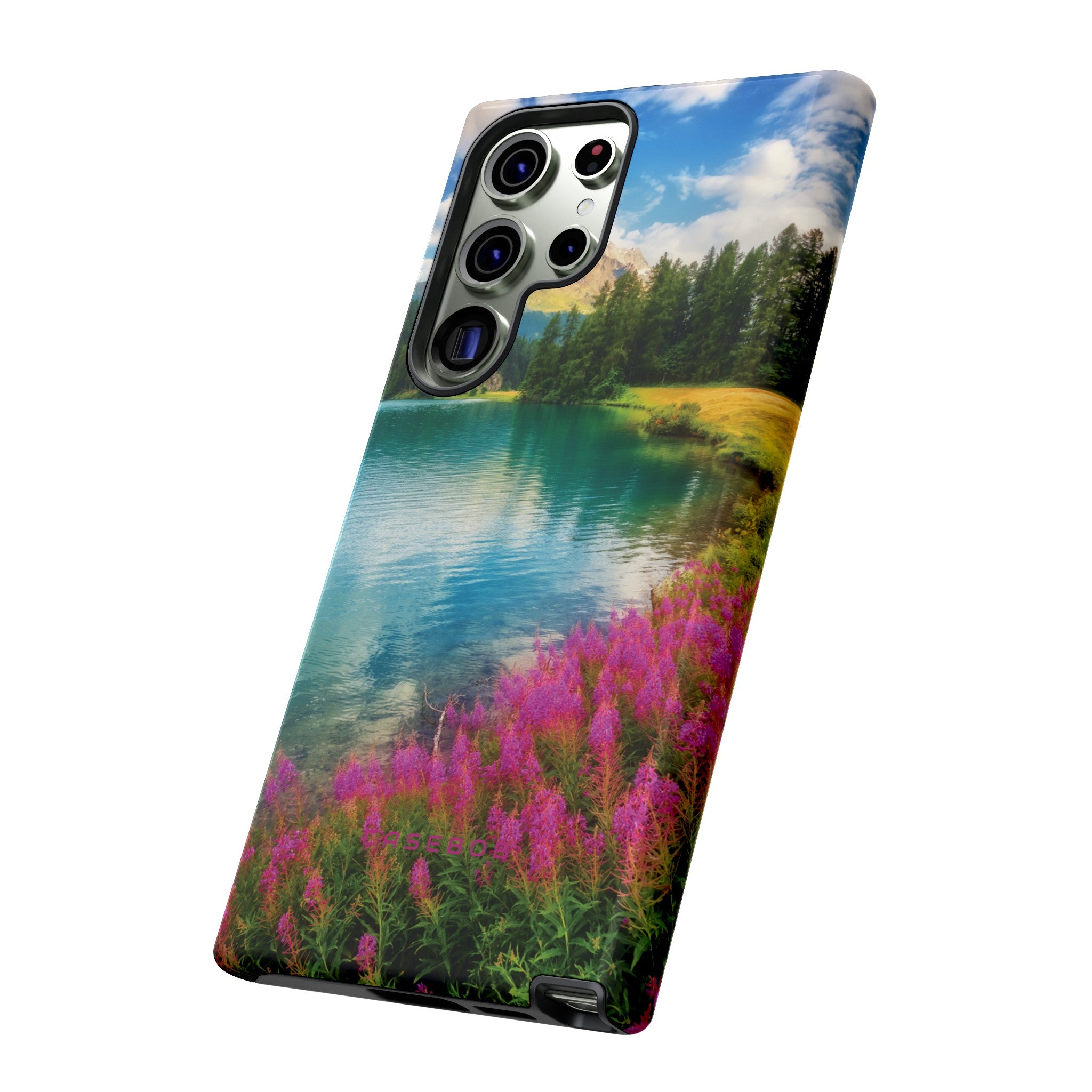 Azure Alpine Lake Phone Case - Protective Phone Case