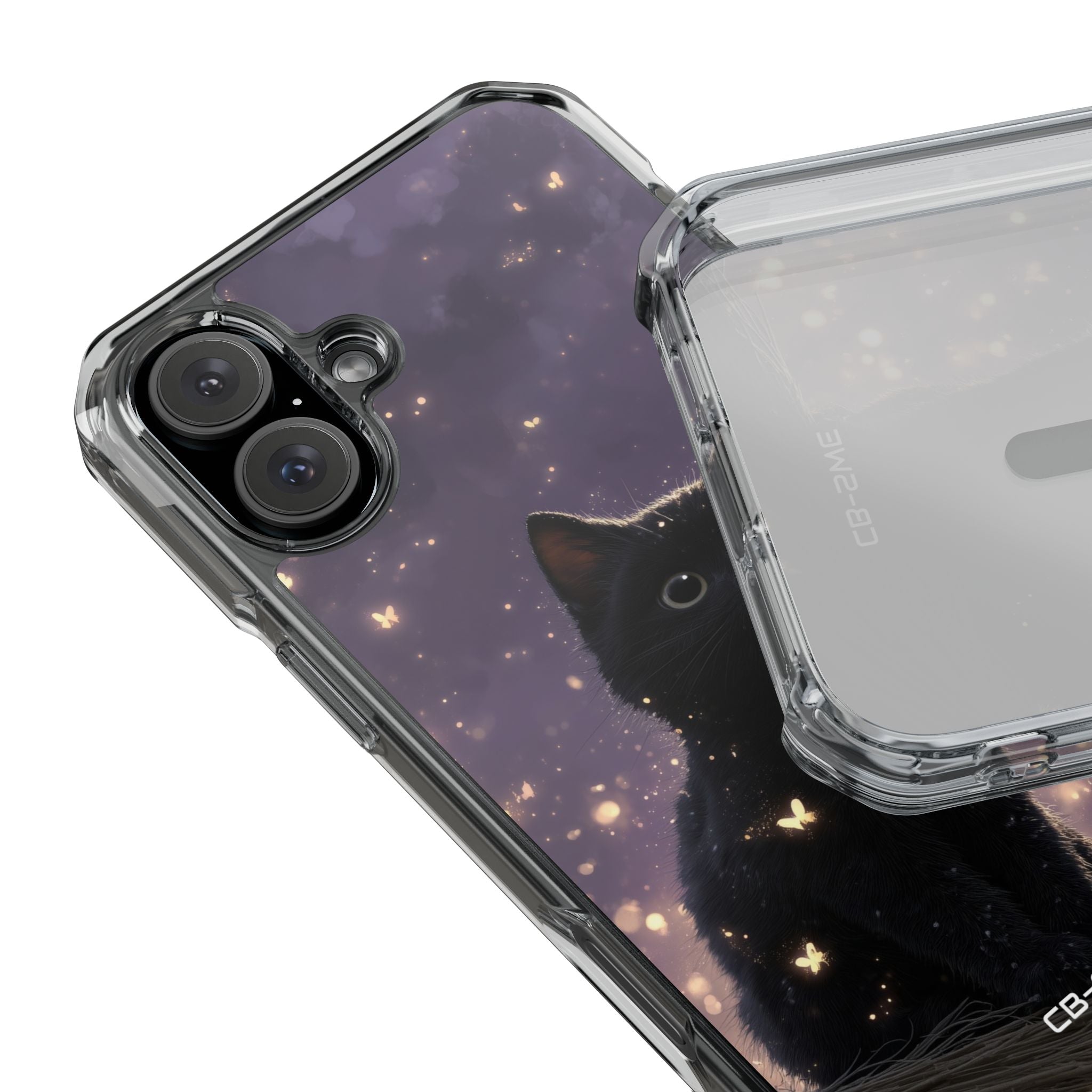 Whimsical Cat Soars iPhone Case - Impact