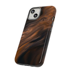 Brown Mist Ink Art iPhone Case (Protective) Phone Case