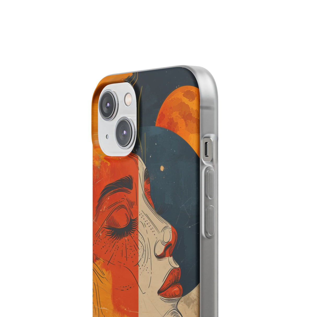 Celestial Duality | Flexible Phone Case for iPhone