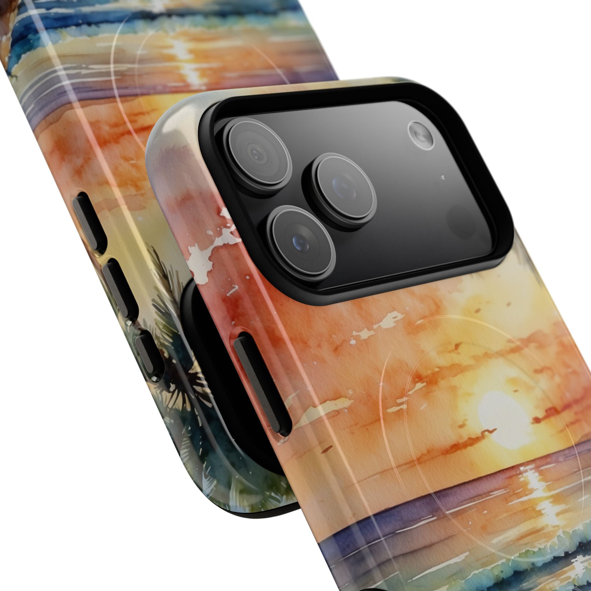 Sunset Palm iPhone 17 Pro Max Case - Tough+