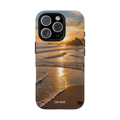 Waves Embrace Shore - iPhone Case