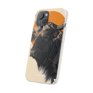 Majestic Buffalo Sun | Flexible Phone Case for iPhone