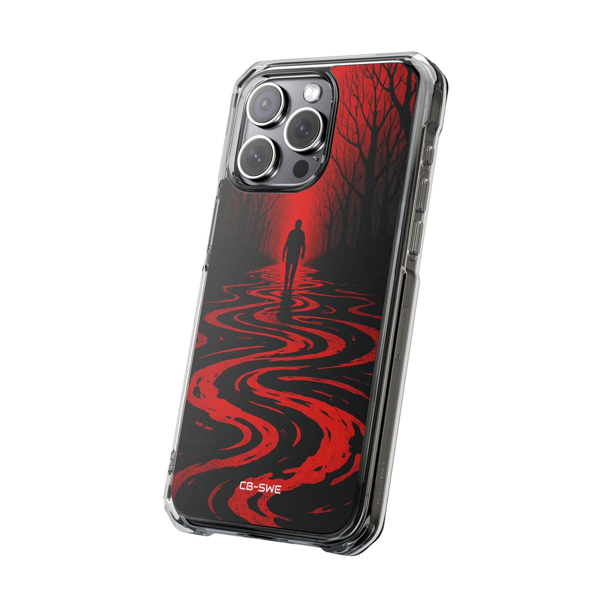 Red Path Mystery iPhone Case - Impact